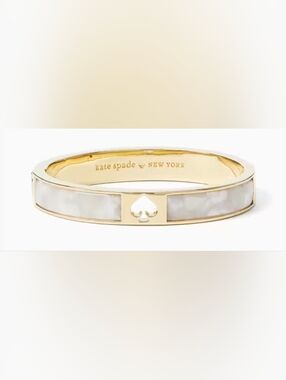 Kate Spade New York "Hole Punch Spade" Hinge Bangle